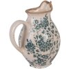 Clayre & Eef 6CE2237S Dekoration Kanne 16x12x19 cm Beige-Grün