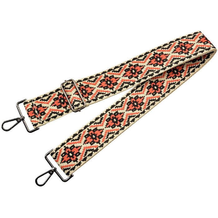 Juleeze JZBS0008 Ремень для сумки 5x140 см Бежевый/Черный