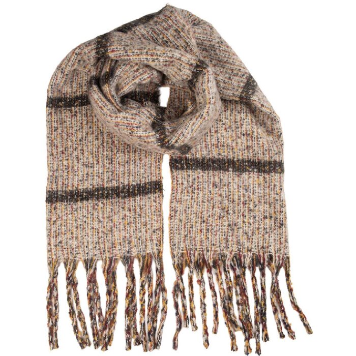 Juleeze JZSC0839BE Шарф бежевый 50x210 см