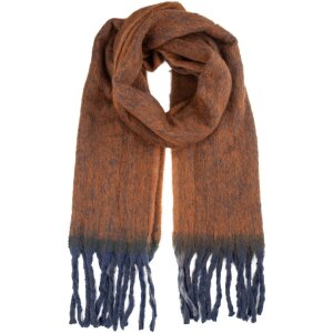 Juleeze JZSC0859 Schal 38x190 cm braun und blau