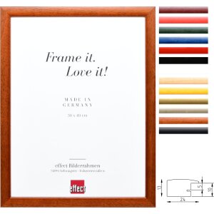 Effect Holz-Bilderrahmen Profil 43 mittelbreit Massivholz...