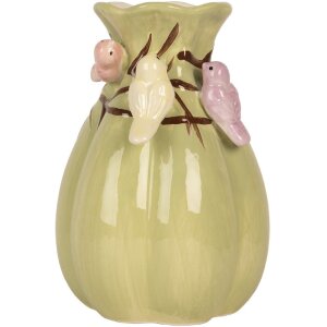 Clayre & Eef 6CE2313 Vase Ø 14x21 cm Grün...