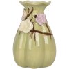 Clayre & Eef 6CE2316 Vase Ø 10x14 cm Grün und Rosa