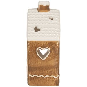 Clayre & Eef 6CE2324 Teelichthalter Haus 11x9x21 cm