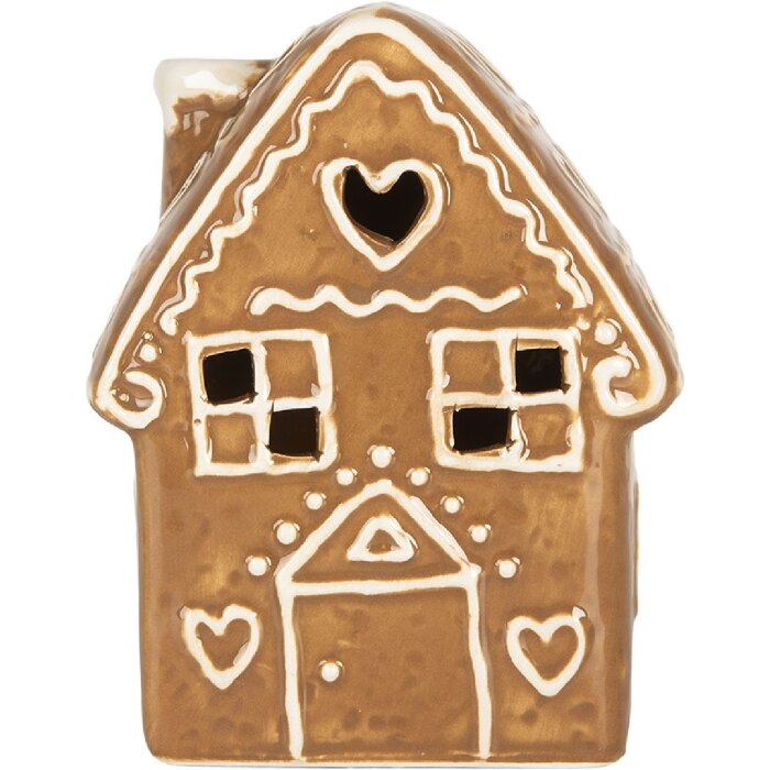 Clayre & Eef Декоративный домик со светодиодной подсветкой 8x6x11 см