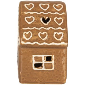 Clayre & Eef Декоративный домик со светодиодной подсветкой 8x6x11 см