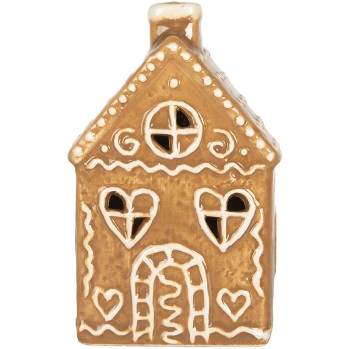 Clayre & Eef Декоративный домик со светодиодной подсветкой 7x6x12 см