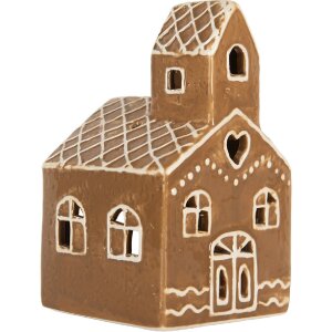 Clayre & Eef 6CE2335 Teelichthalter Haus 10x10x16 cm...