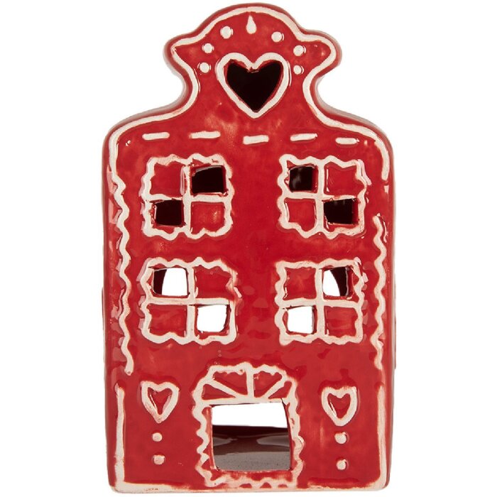 Clayre & Eef Подсвечник "Домик" 8x7x13 см