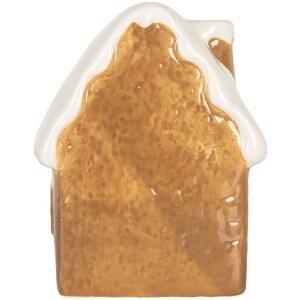 Clayre & Eef 6CE2339 Dekoration Haus mit LED 8x6x11 cm