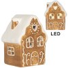 Clayre & Eef 6CE2339 Dekoration Haus mit LED 8x6x11 cm