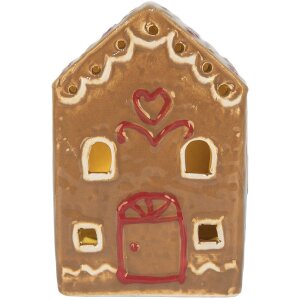 Clayre & Eef Декоративный домик со светодиодами 7x6x9 см