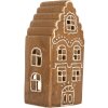 Clayre & Eef 6CE2341 Teelichthalter Haus 8x7x16 cm