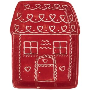 Clayre & Eef 6CE2345 Kleiner Teller 15x19x3 cm