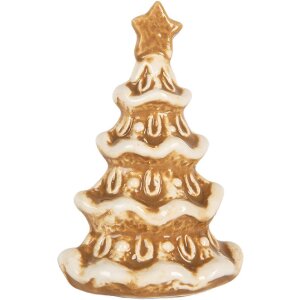 Clayre & Eef 6CE2347 Dekoration Weihnachtsbaum 6x5x9 cm