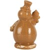 Clayre & Eef 6CE2348 Dekoration Schneemann 11x8x16 cm
