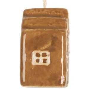 Clayre & Eef Подвеска "Дом" 4x4x6 см