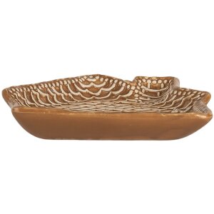 Clayre & Eef 6CE2360 Kleiner Teller 20x18x3 cm...