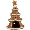 Clayre & Eef 6CE2362 Teelichthalter Weihnachtsbaum 11x8x17 cm