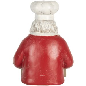 Clayre & Eef 6PR5751 Dekoration Weihnachtsmann 24x16x30 cm