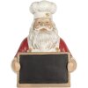 Clayre & Eef 6PR5751 Dekoration Weihnachtsmann 24x16x30 cm