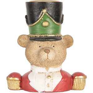 Clayre & Eef Подсвечник Медведь 9x6x10 см...