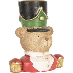 Clayre & Eef Подсвечник Медведь 9x6x10 см...