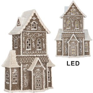 Clayre & Eef Декоративный домик с LED 23x11x33 см