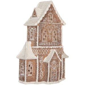 Clayre & Eef Декоративный домик со светодиодами 16x8x23 см