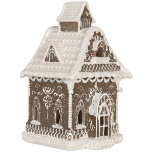 Clayre & Eef Декоративный домик с LED 13x12x20 см