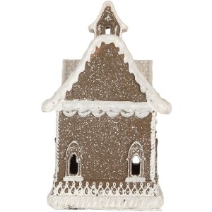 Clayre & Eef Декоративный домик с LED 13x12x20 см