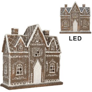 Clayre & Eef Декоративный домик с LED 26x10x25 см...