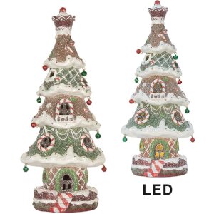 Clayre & Eef 6PR5828 Dekoration Weihnachtsbaum mit...