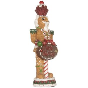 Clayre & Eef Декорация Щелкунчик с LED 12x10x35 см