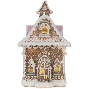 Clayre & Eef Декоративный дом с LED 16x15x25 см