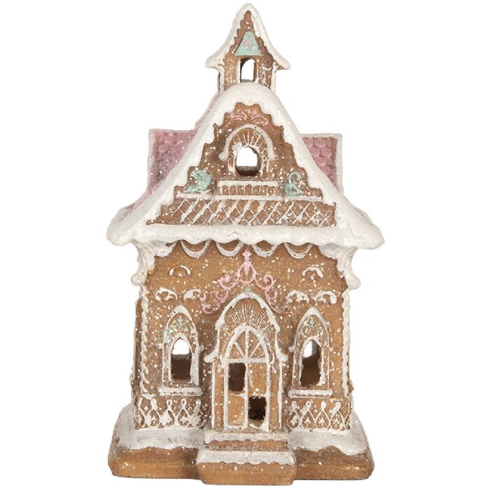 Clayre & Eef Декоративный дом с LED 9x10x15 см