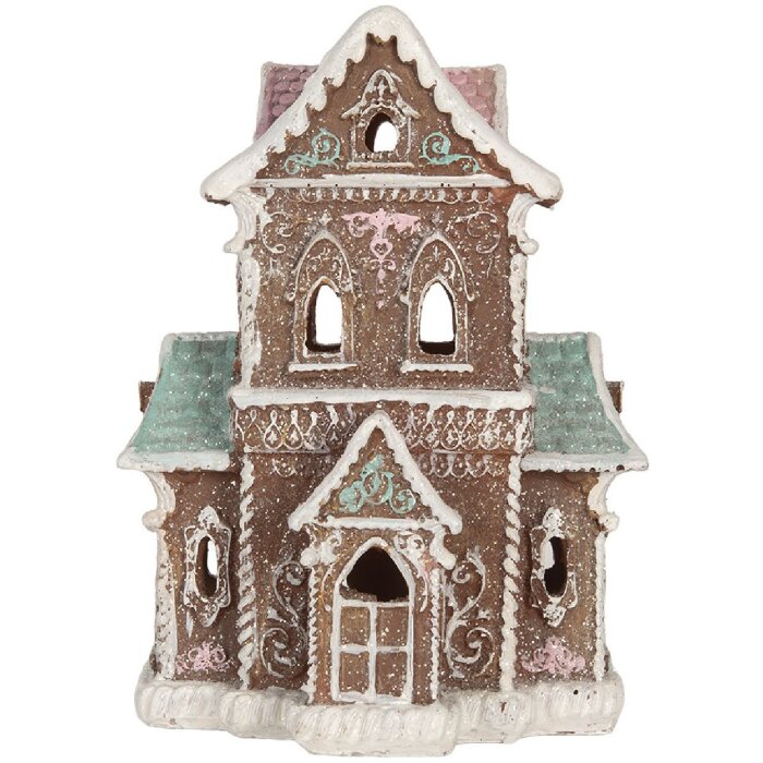 Clayre & Eef Декоративный дом с LED 15x12x20 см