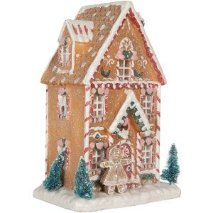 Clayre & Eef Декоративный дом с LED 17x12x25 см