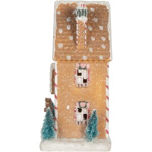 Clayre & Eef Декоративный дом с LED 17x12x25 см