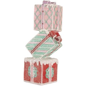 Clayre & Eef 6PR5848 Dekoration gestapelte Geschenke...