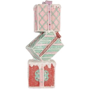 Clayre & Eef 6PR5848 Dekoration gestapelte Geschenke...