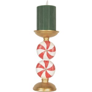 Подсвечник Clayre & Eef 6PR5850 со светодиодом Ø 10x23 см