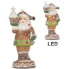 Clayre & Eef Санта Клаус с LED 15x13x32 см
