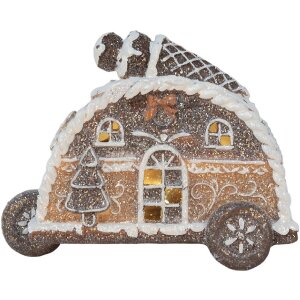Clayre & Eef Декоративный домик с LED 21x11x16 см