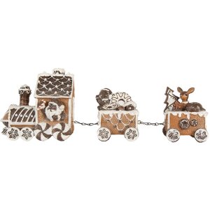 Clayre & Eef 6PR5856 Dekoration Zug 33x10x15 cm Braun...