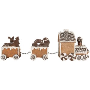 Clayre & Eef 6PR5856 Dekoration Zug 33x10x15 cm Braun...