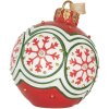 Clayre & Eef 6PR5859 Новогодняя подвеска-шар с LED 12x14 см