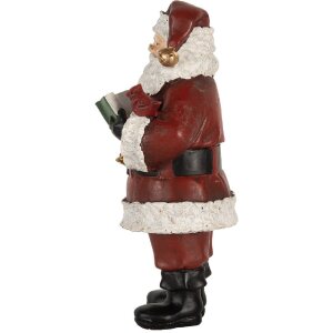 Clayre & Eef 6PR5863 Санта Клаус с книгой 10x10x21 см