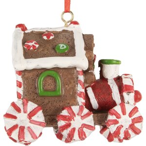 Clayre & Eef 6PR5864 Декоративный подвес Локомотив 9x5x9 см