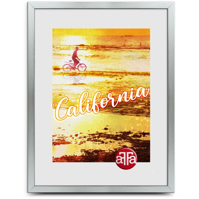 Фоторамка FramesFactory California серебристая 29,7x42 см с акриловым стеклом DIN A3